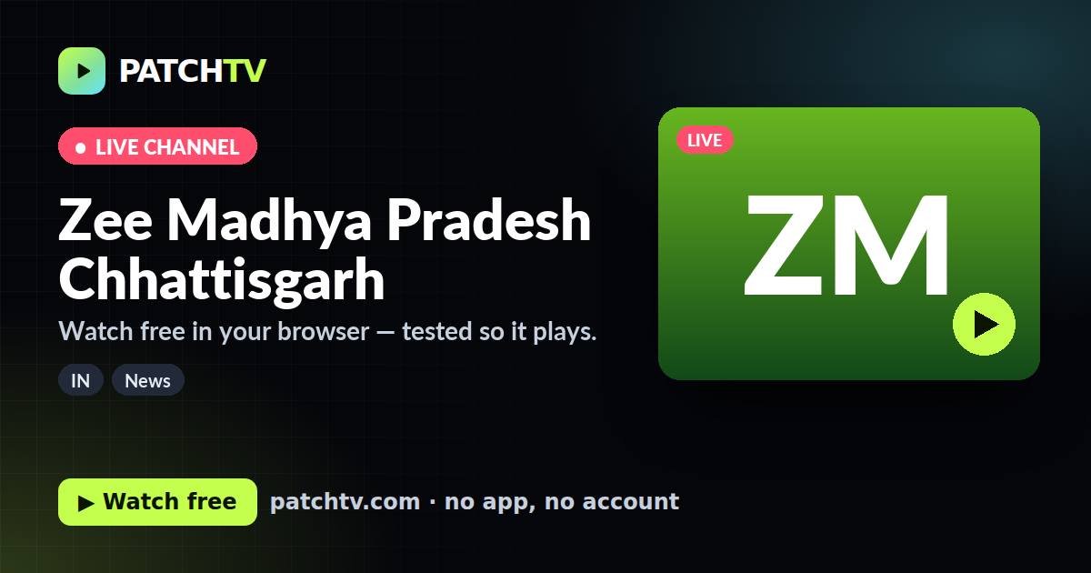 Zee Madhya Pradesh Chhattisgarh
