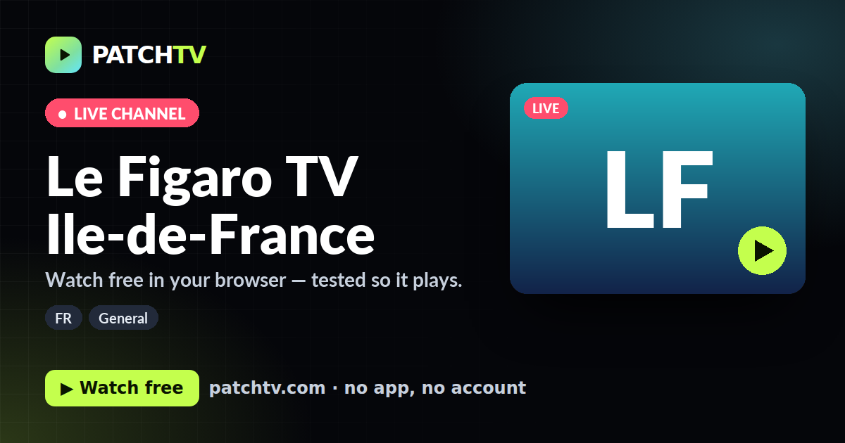 Le Figaro TV Ile-de-France