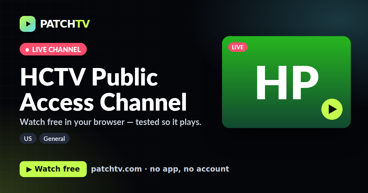 HCTV Public Access Channel