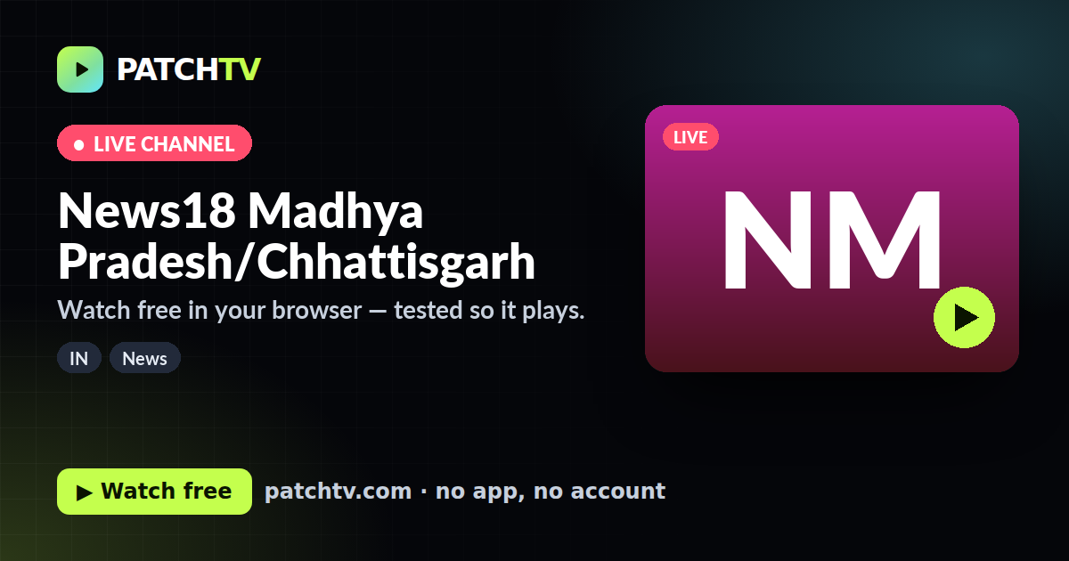 News18 Madhya Pradesh/Chhattisgarh
