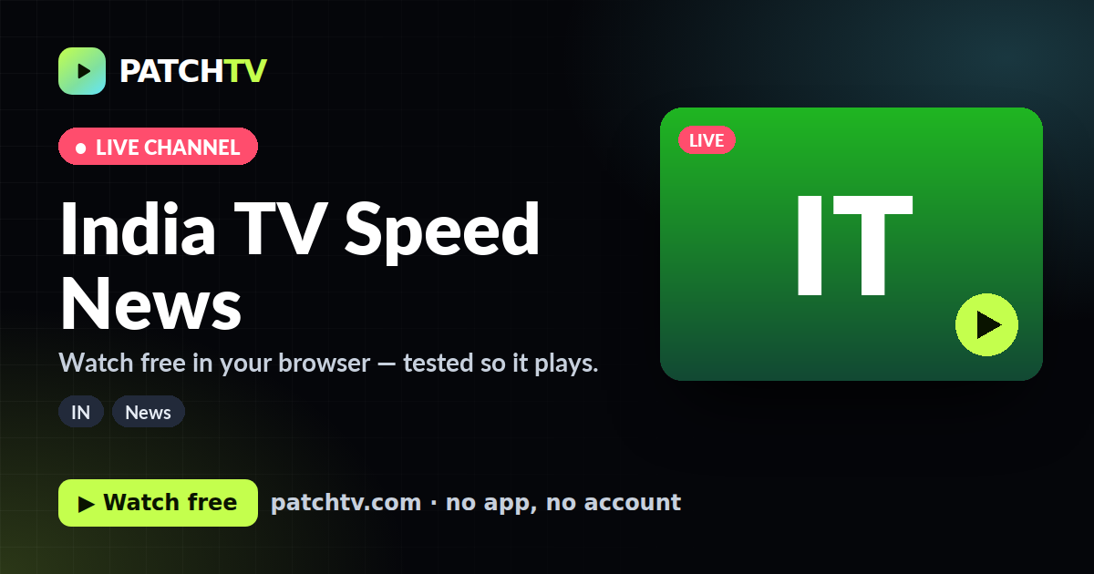 India TV Speed News