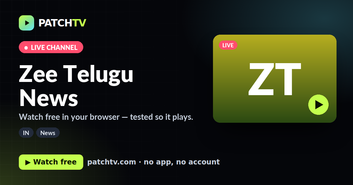 Zee Telugu News