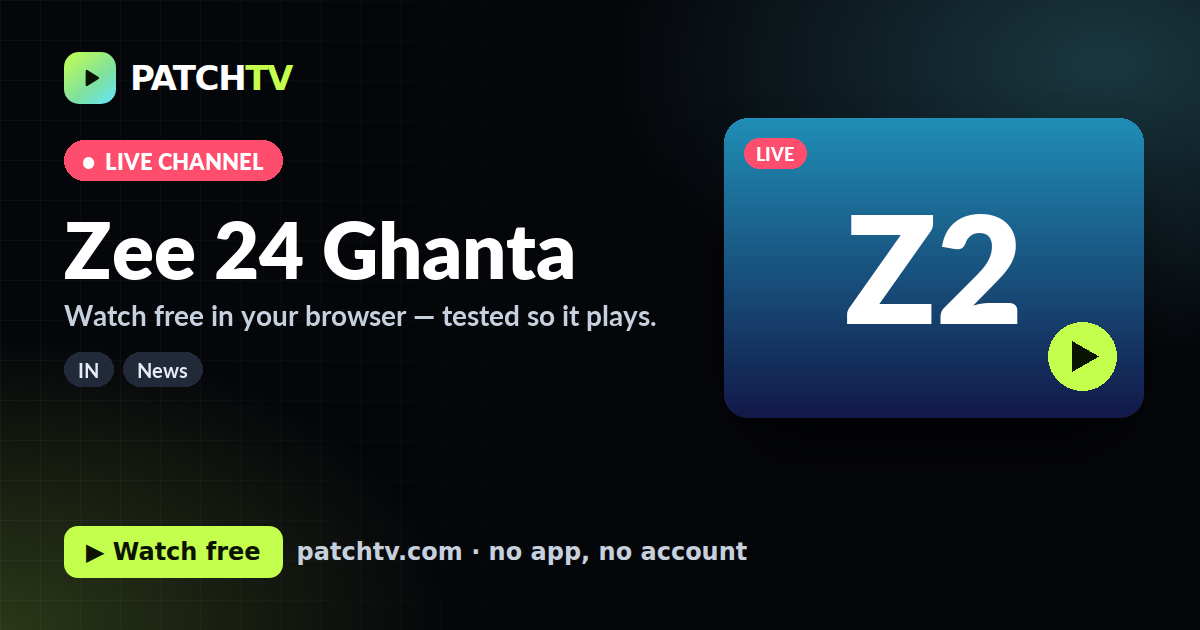 Zee 24 Ghanta