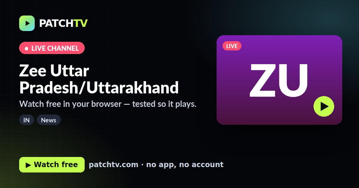 Zee Uttar Pradesh/Uttarakhand