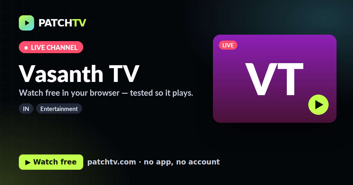 Vasanth TV