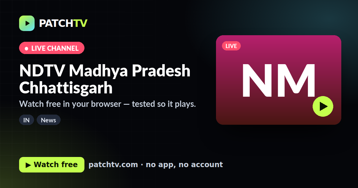 NDTV Madhya Pradesh Chhattisgarh