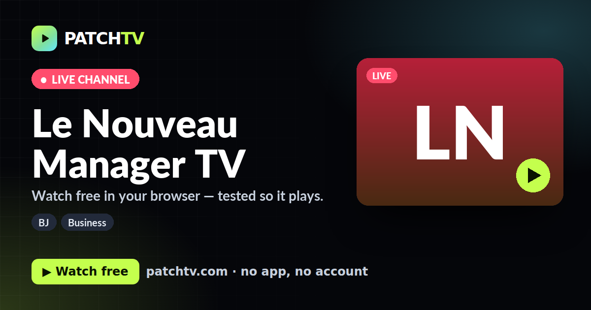 Le Nouveau Manager TV