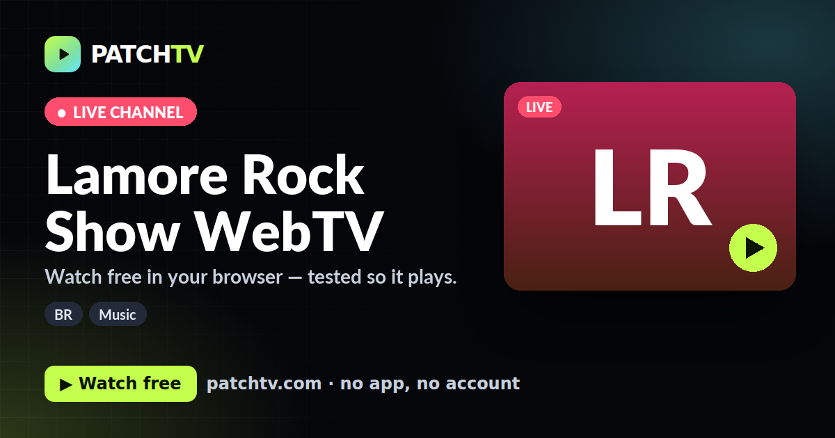 Lamore Rock Show WebTV