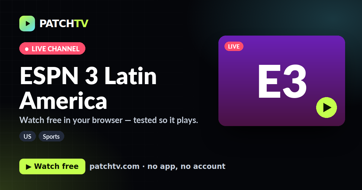 ESPN 3 Latin America