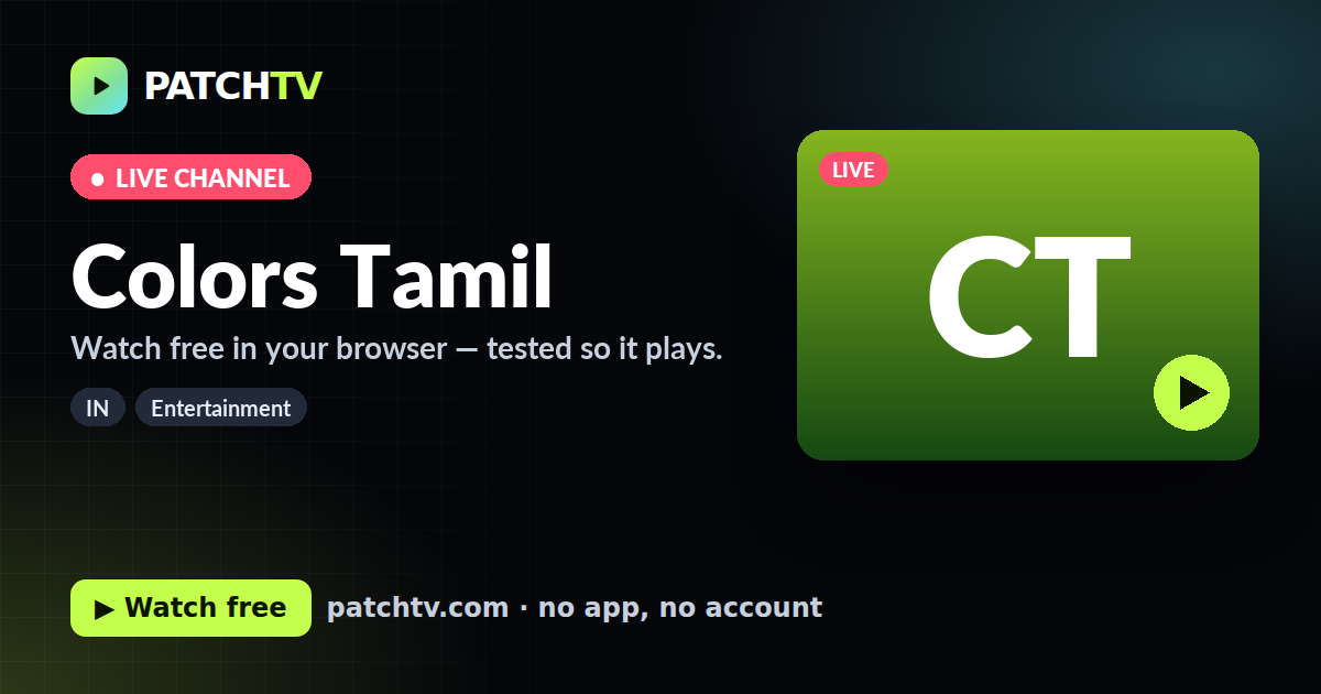 Colors Tamil