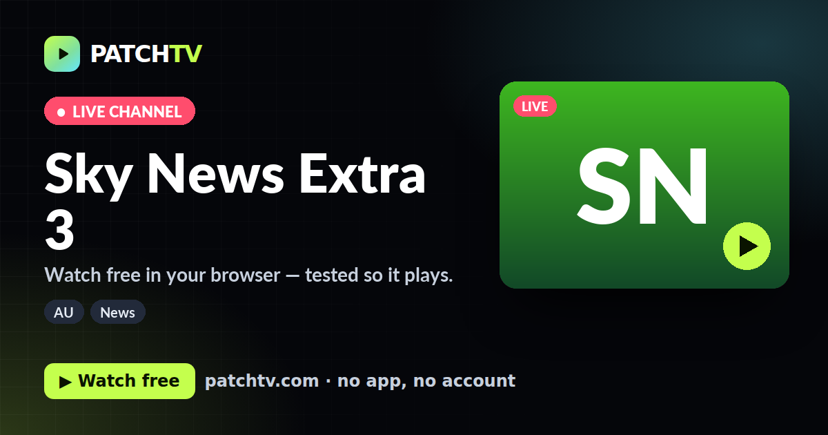 Sky News Extra 3